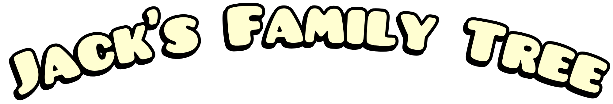 Jack's Family Tree - the inspirations of musician Jack Norton.