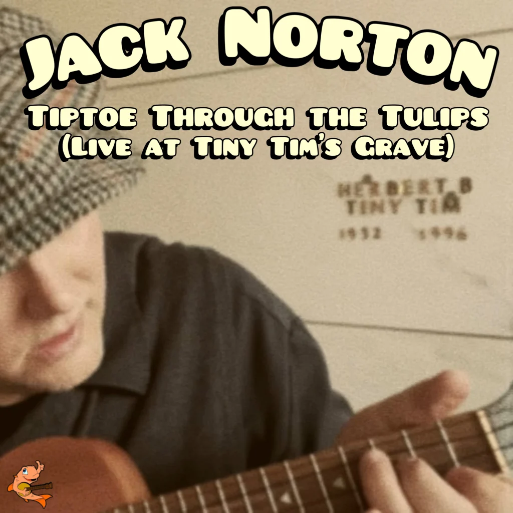 Jack Norton sings at Tiny Tim's Grave, Lakewood Cemetery, Minneapolis, Minnesota