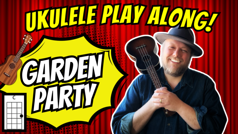 Ukulele Play Along Easy - GARDEN PARTY | Easy Beginner (Key: C) | Ricky Nelson the Stone Canyon Band