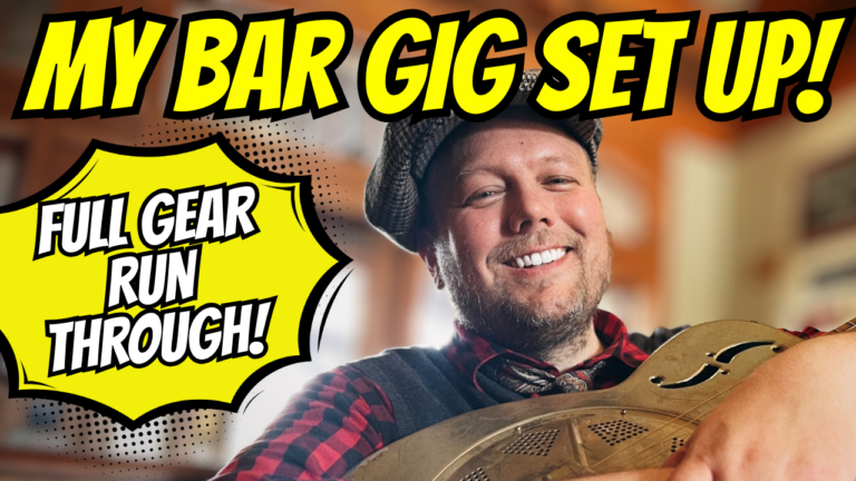 My Acoustic Bar Gig Set Up: Pro Folk Musician Shares BEST Gear for Singer-Songwriters and Solo Gigs!