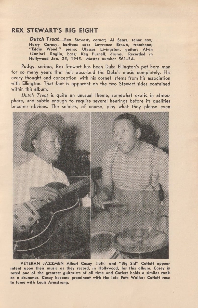 The History of Jazz: Then Came Swing. Chapbook from Capitol Records, 1945.