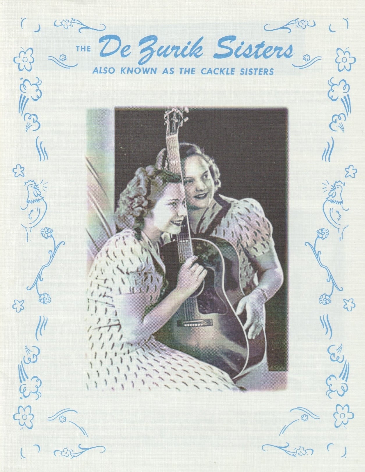 The Dezurik Sisters (aka) The Cackle Sisters – Yodel And Sing Their Greatest Hits