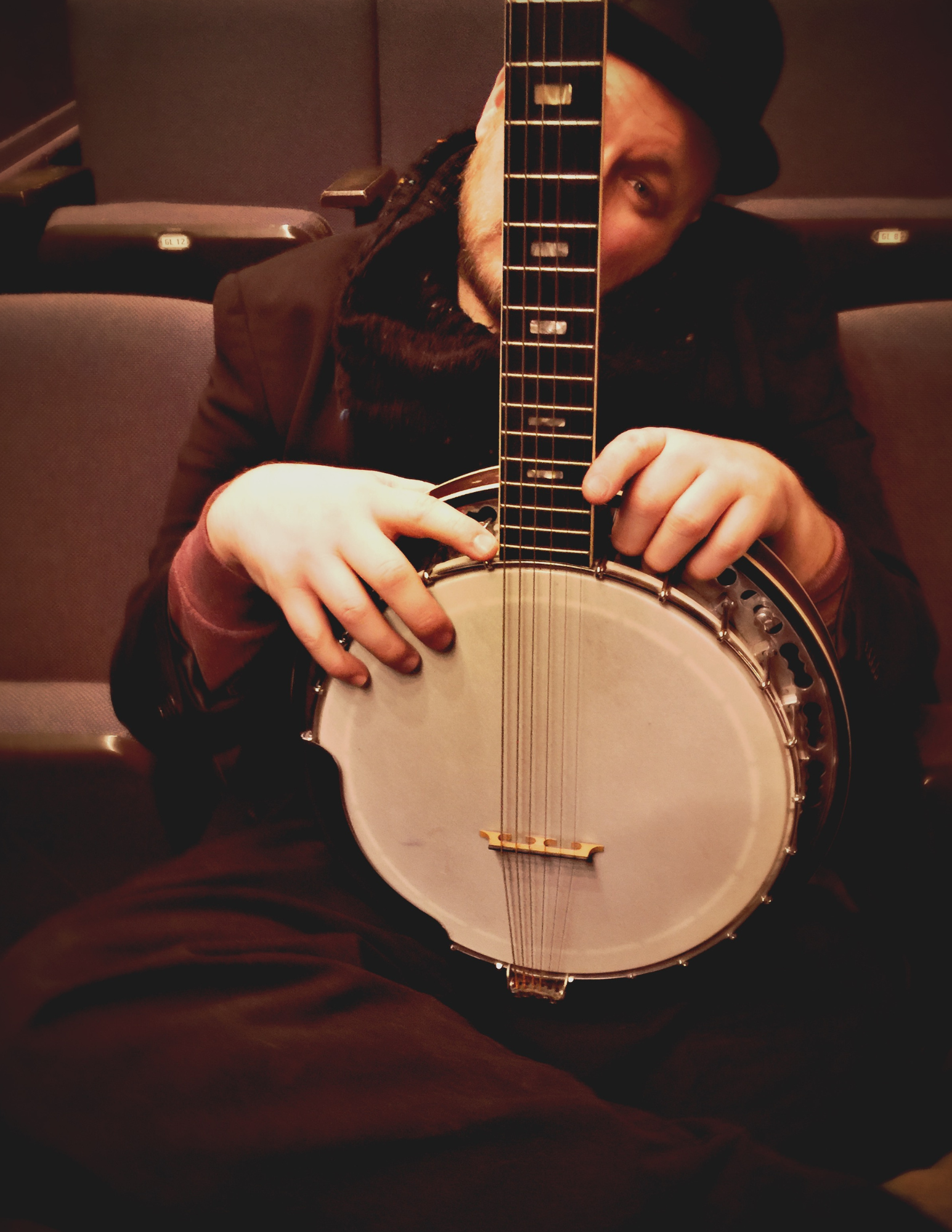 Musician, YouTuber, Podcaster and Author Jack Norton (with banjo).