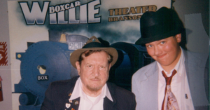 Musician Jack Norton with Boxcar Willie in Branson, Missouri