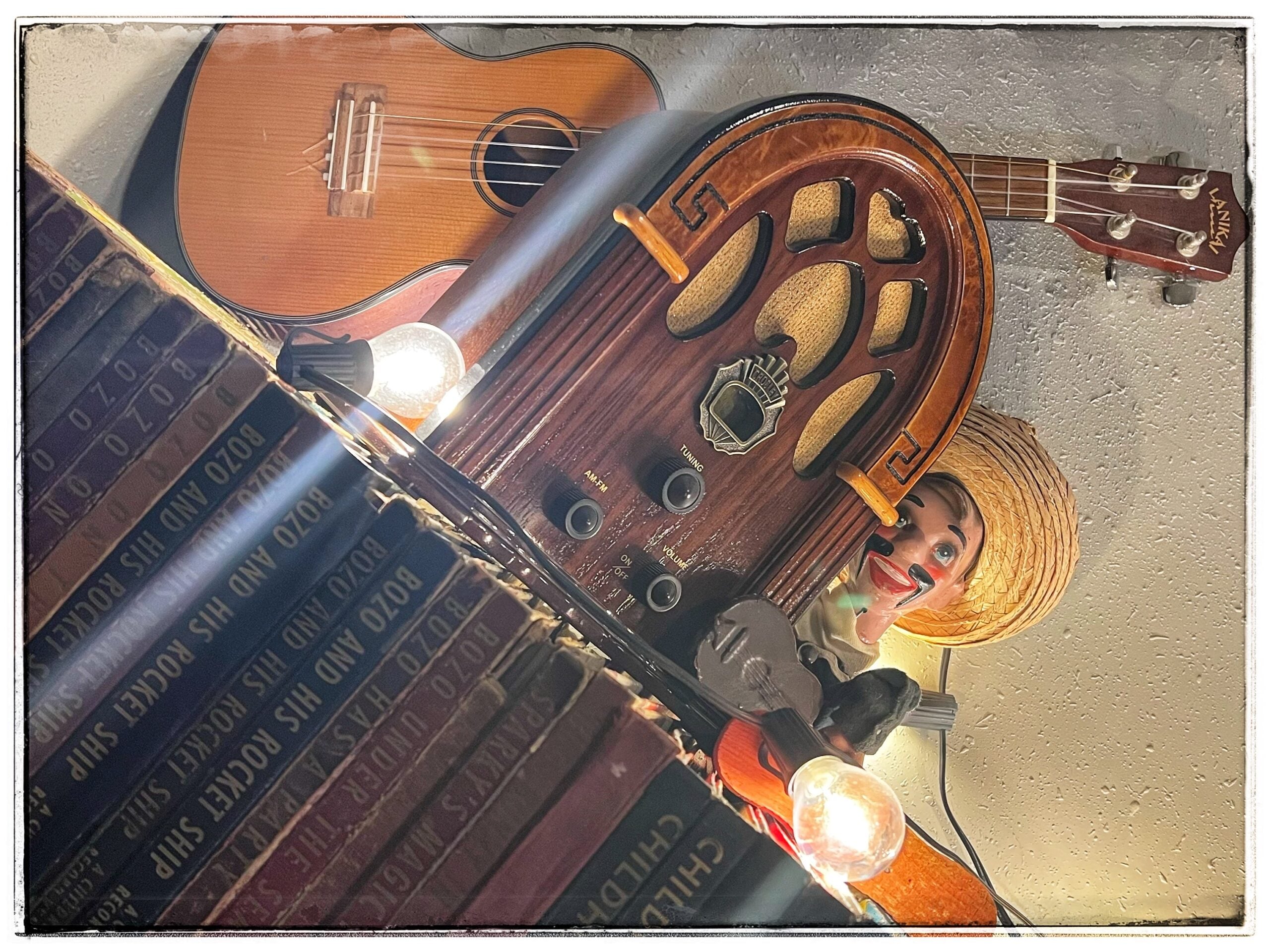 Jack Norton's 78s, old-time radio, Mexican puppet, and ukulele