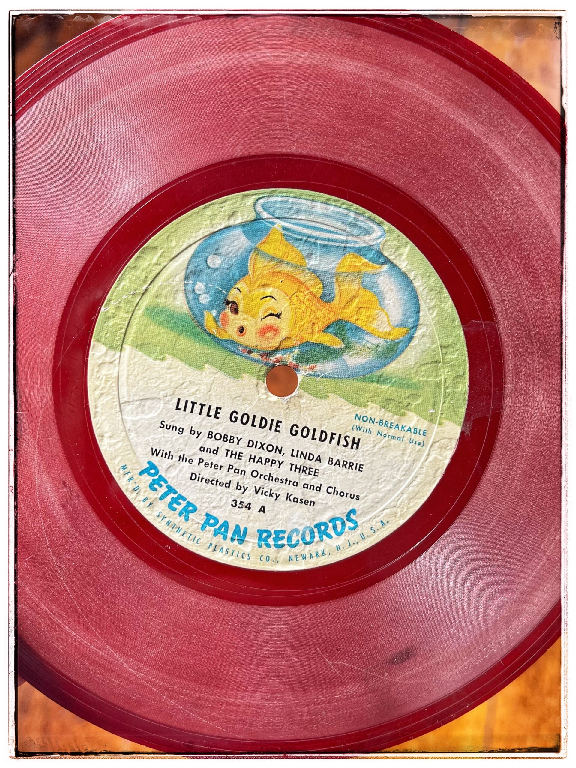 Little Goldie Goldfish - 78 on Peter Pan Records